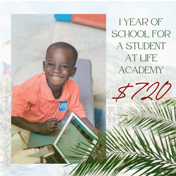 1 Year of School for a Student at LIFE Academy