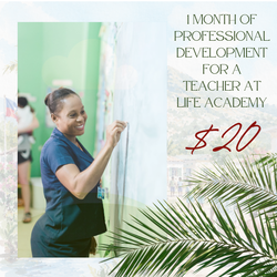 1 Month of Professional Development for a Teacher at LIFE Academy