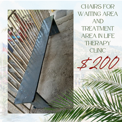 Chairs for Waiting Area and Treatment Area in LIFE Therapy Clinic
