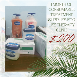 1 Month of Consumable Treatment Supplies for LIFE Therapy Clinic